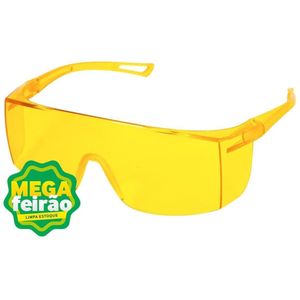 Óculos de Proteção EPI Sky Delta Plus WPS0200 Ambar