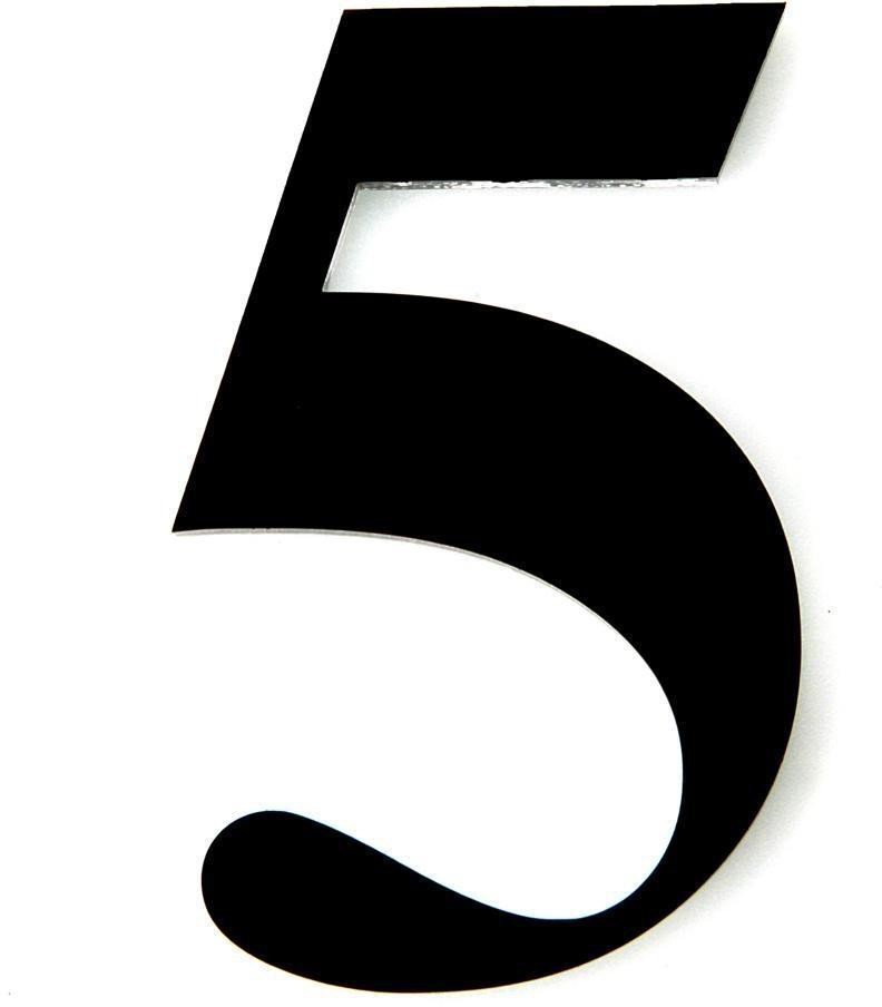 Numero-5-Para-Residencia-Acrilico-145cm-10mm-Preto-Kami