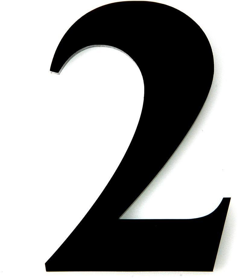 Numero-2-Para-Residencia-Acrilico-145cm-10mm-Preto-Kami