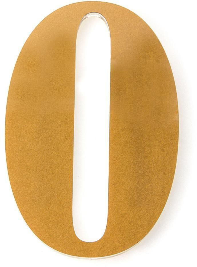 Numero-0-Para-Residencia-Acrilico-145cm-10mm-Ouro-Kami