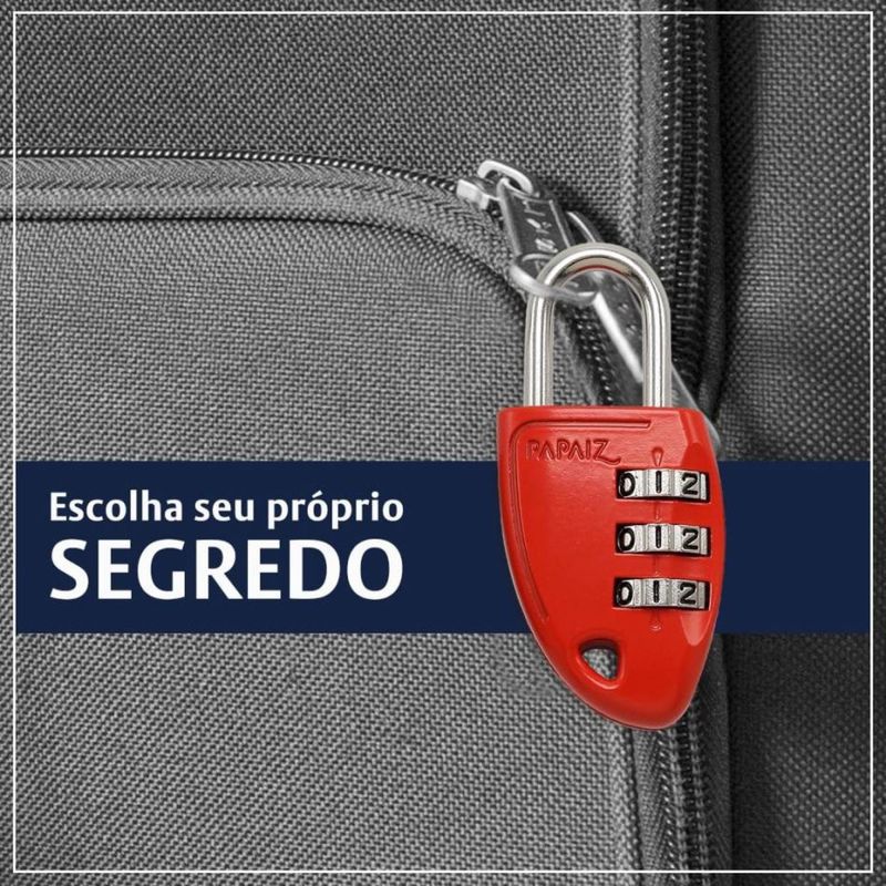 CADEADO-SEGREDO-PAPAIZ-CS23-VERMELHO-23MM