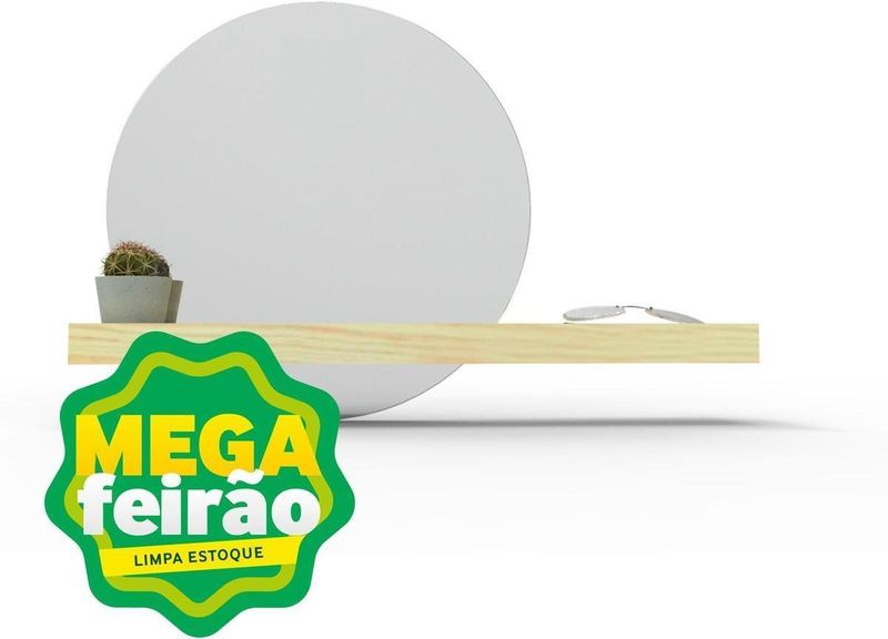 Espelho Decorativo E2G Design Shelf Pinus Redondo 40cm-ns_174558_1