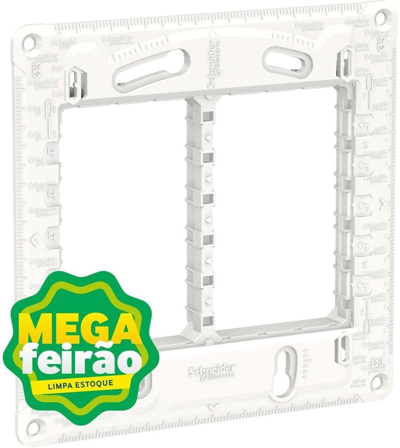 Suporte-Para-6-Modulos-Orion-Schneider-Eletric-S71020324-Branco-4x4
