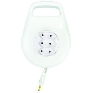 Extensão Elétrica Ilumi Enrolar Branco 110V/250V 5m