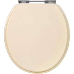 Assento Sanitário Sicmol MDF Laqueado Convencional Creme 1/403