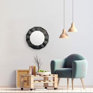 Espelho Decorativo Inova Border Preto 60x60cm