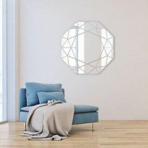 Espelho Decorativo Inova Urban Prata Goldo 55x55cm