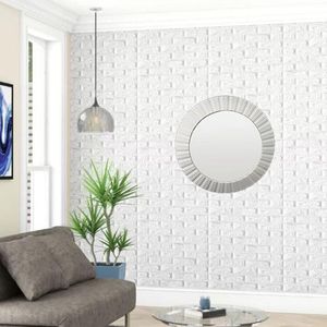 Espelho Decorativo Inova Louis Branco 51x51cm