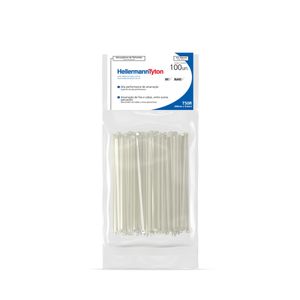 Abraçadeira de Nylon Hellermanntyton T50R Natural 200x4,6mm Pacote com 100 Unidades