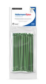 ABRACADEIRA-DE-NYLON-HELLERMANNTYTON-T30R-VERDE-150X36MM-PACOTE-COM-100-UNIDADES