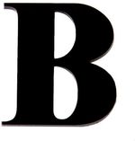 Letra-Para-Residencia-B-Acrilico-4cm-4mm-Preto-Kami