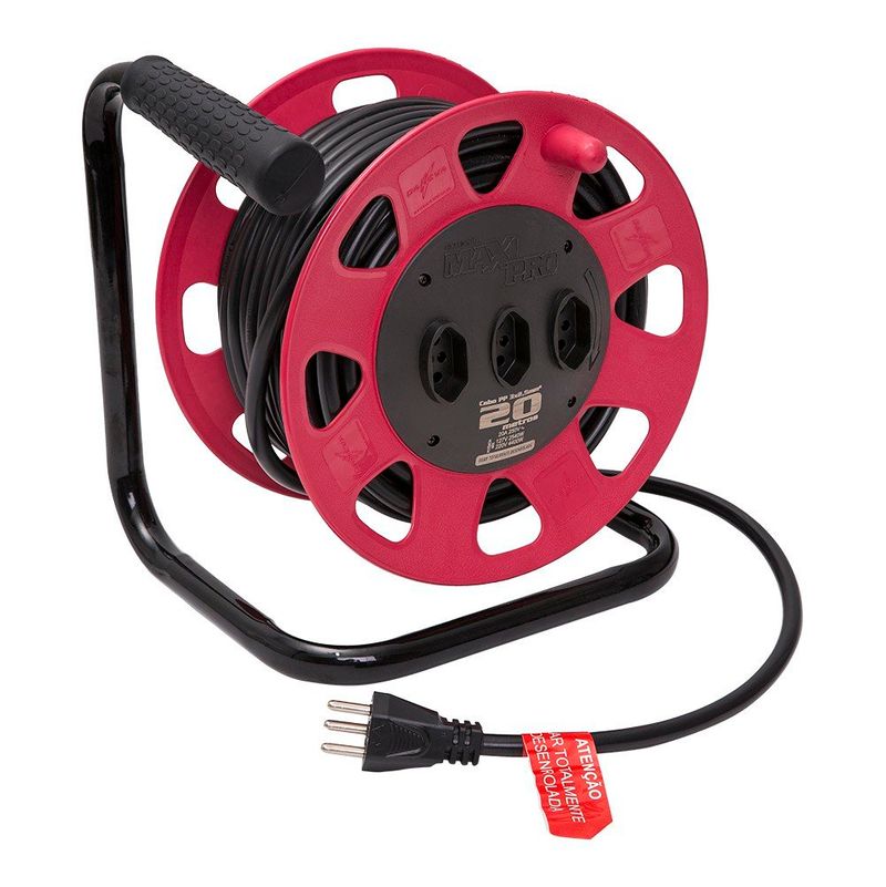 EXTENSAO-ELETRICA-MAXIPRO-PP-LEGRAND-DN1546-3X250-2-POLOS-E-1-TOMADA-20A-20M-VERMELHO