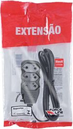 EXTENSAO-ELETRICA-FORCE-LINE-3-TOMADAS-SLIM-BIPOLAR-3M-10A-PRETO