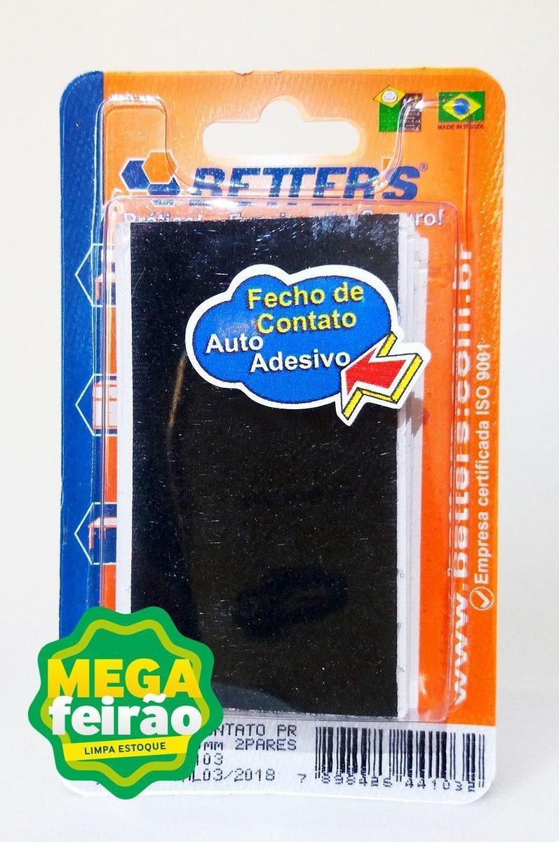 Fecho-Contato-Betters-Preto-90x50mm-Kit-com-2-Pares