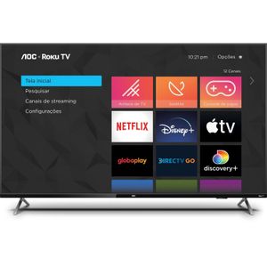 Smart TV / Televisor AOC 50" Roku 4K Netflix 50U6125