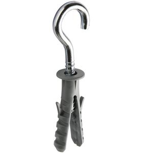 Gancho com Bucha Fixtil 4,4x70mm Cartela com 2 Unidades