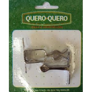 Trava Porta Mecânico de Parede Rodapé Quero-Quero