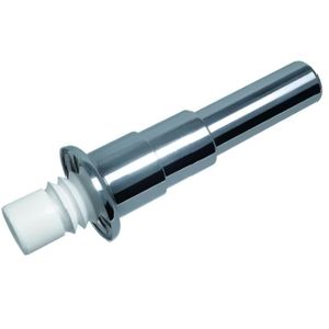 Tubo de Ligação Para Vaso Sanitário Tigre Plena Ajustável Cromado com Espude 90mm a 250mm