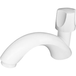Torneira Pia Banheiro Tigre de Mesa Bica Baixa Orbe Branca 1/2" 300482