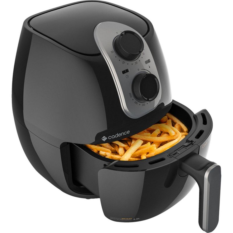 FRITADEIRA-ELETRICA---AIR-FRYER-CADENCE-COOK-FRYER-FRT525-PRETO-220V