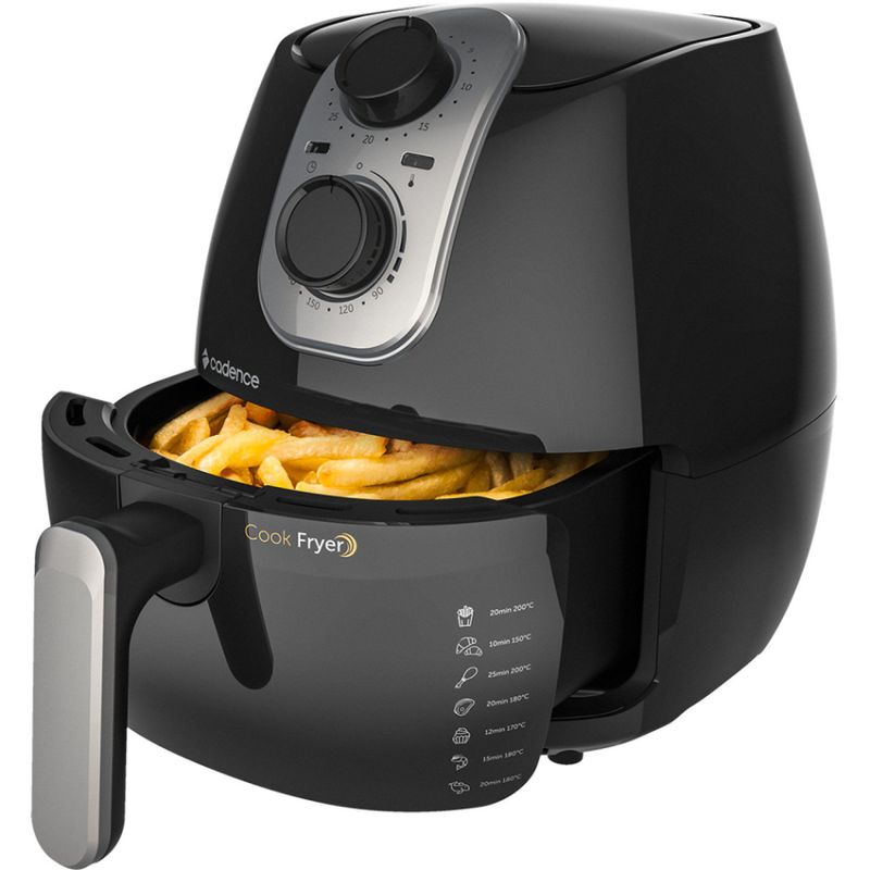 FRITADEIRA-ELETRICA---AIR-FRYER-CADENCE-COOK-FRYER-FRT525-PRETO-220V