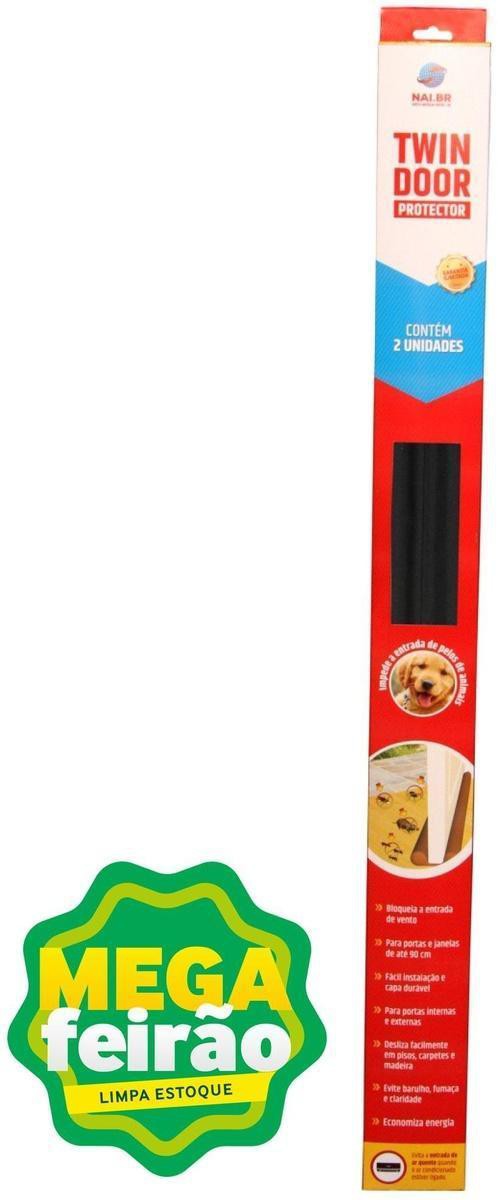 Veda-Porta-Protetor-de-Porta-Nai-BR-Twin-Door-Duplo-Preto-90cm