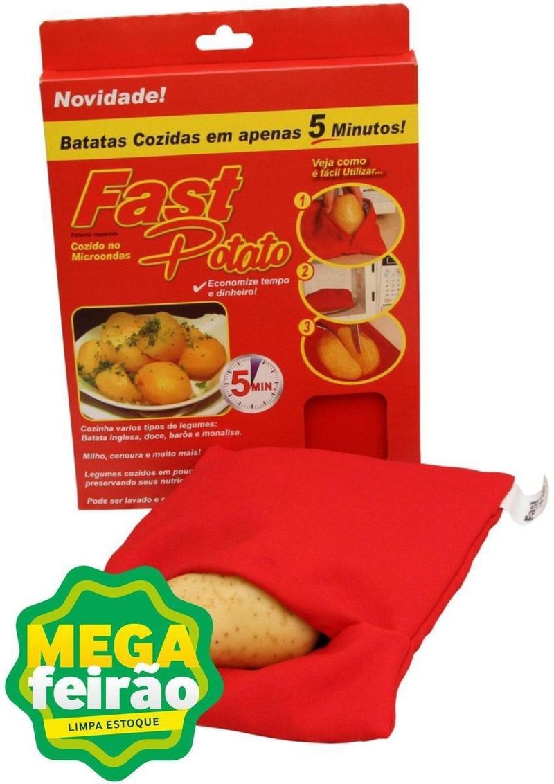 Saco-Bolsa-Para-Assar-Batata-Fast-Potato-Nai-BR-Vermelho