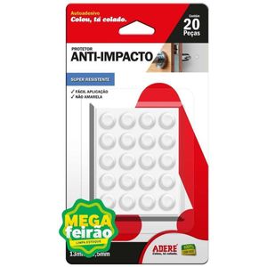 Protetor Anti Impacto Circular Adere Transparente 12mm