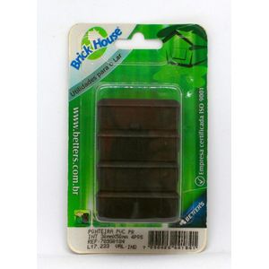 Ponteira Para Proteção Pé de Móveis Interna Betters PVC Preta 30x50mm