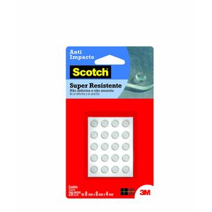 Protetor Anti Impacto 3M Scotch Redondo Pequeno 20 Unidades