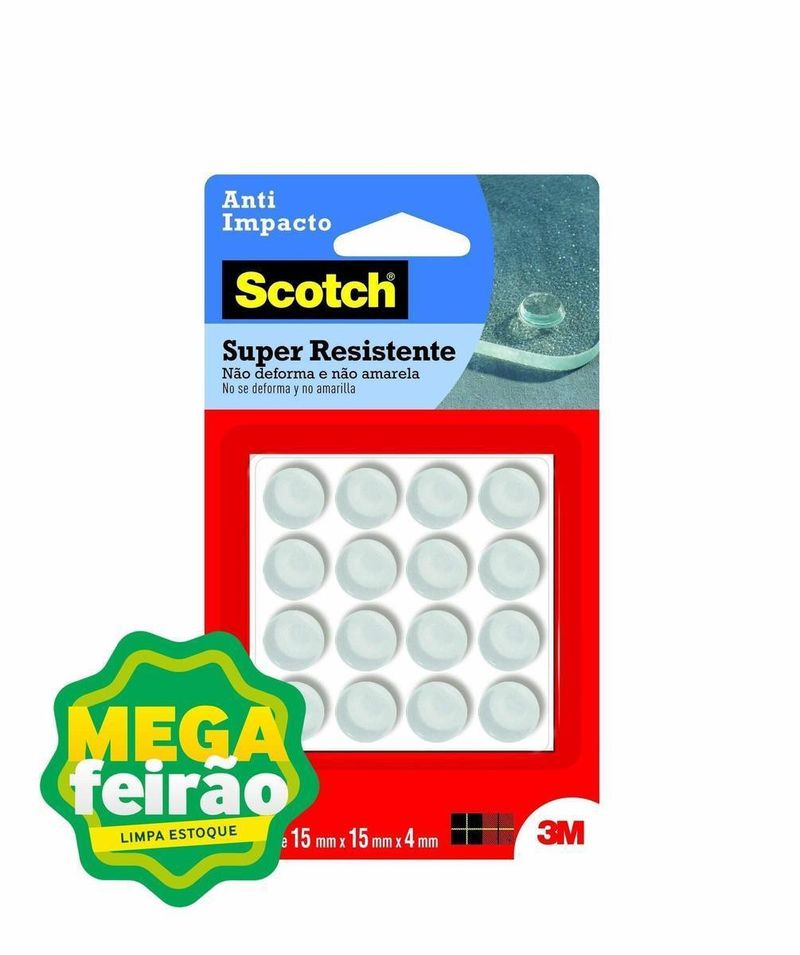 Protetor-Anti-Impacto-3M-Scotch-Redondo-Grande-Cartela-com-16-Unidades