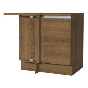 Balcão de Canto Madesa Glamy 1 Porta Rustic