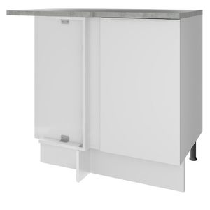 Balcão de Canto Madesa Stella 1 Porta Branco