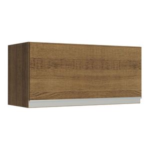 Armário Aéreo de Cozinha Madesa Glamy 70 cm 1 Porta Basculante Rustic