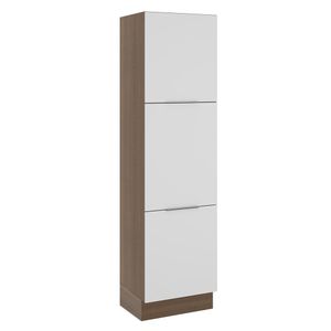 Paneleiro Madesa Stella 60 cm 3 Portas Rustic/Branco