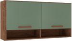 ARMARIO-AEREO-2-PORTAS-SAN-MARINO-ATUALLE-FREIJO-E-VERDE-120CM