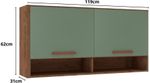Armario-Aereo-2-Portas-San-Marino-Atualle-Freijo-e-Verde-120cm