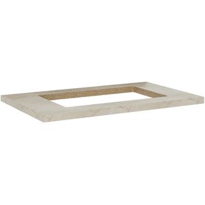 Tampo Para Cooktop Bella Carraro Nogueira e Titânio 80cm