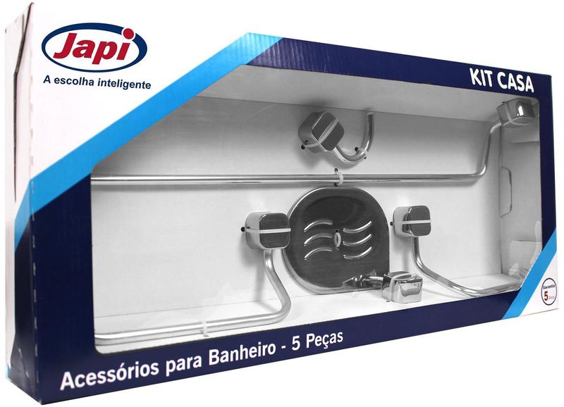 ACESSORIOS-PARA-BANHEIRO-JAPI-CASA-QUADRADO-JKCQC-CROMADO-KIT-COM-5-PECAS