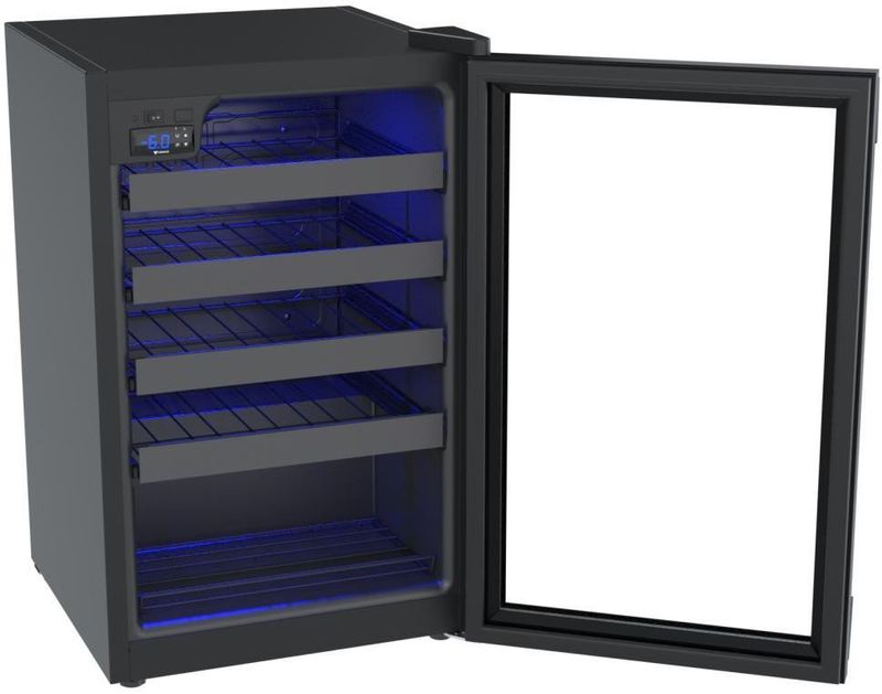 ADEGA-VENAX-PIUBELLA-PARA-24-GARRAFAS-PRETA-127V