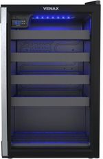 ADEGA-VENAX-PIUBELLA-PARA-24-GARRAFAS-PRETA-127V