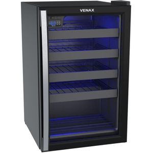 Adega Climatizada Venax Piubella Para 24 Garrafas Preta 220V