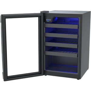 Adega Climatizada Venax Piubella Porta Invertida Para 24 Garrafas Preta 220V