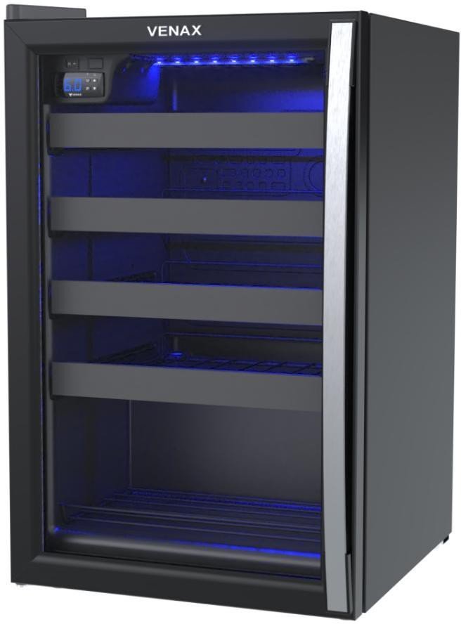 ADEGA-VENAX-PIUBELLA-PORTA-INVERTIDA-PARA-24-GARRAFAS-PRETA-220V