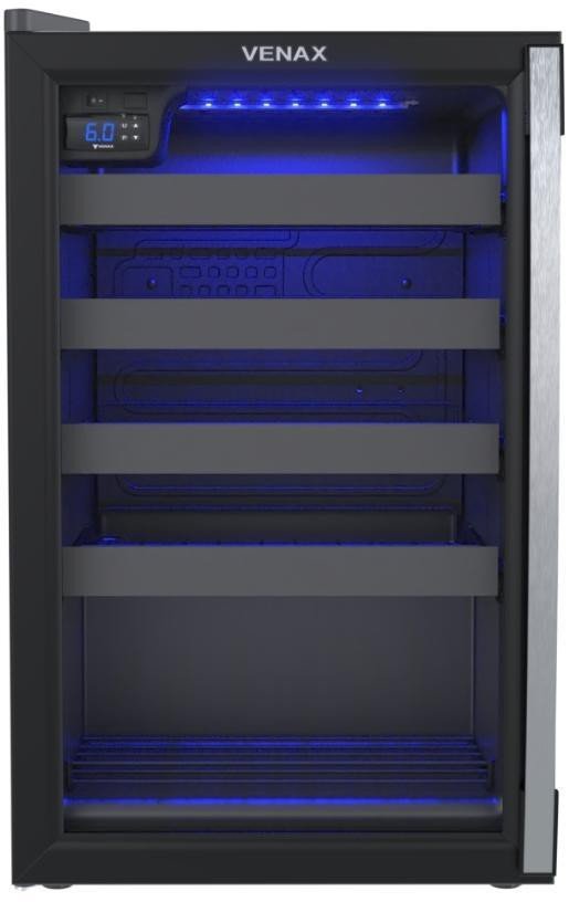 ADEGA-VENAX-PIUBELLA-PORTA-INVERTIDA-PARA-24-GARRAFAS-PRETA-220V
