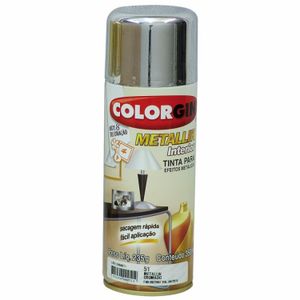 Tinta Spray Colorgin Metallik Cromado 350ml