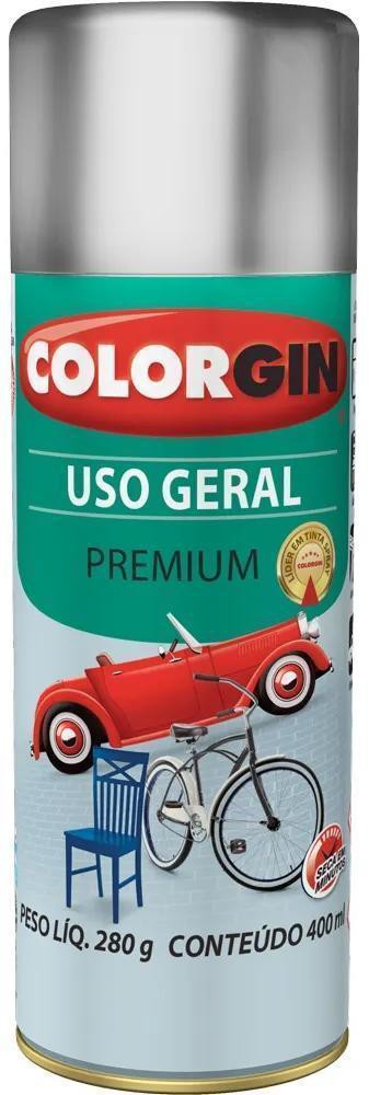 Tinta Spray Colorgin Alumínio Para Rodas 400ml