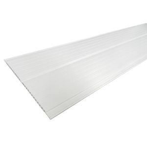 Forro PVC Plasflex Frisado Branco Gelo 7mm 20cm 6m
