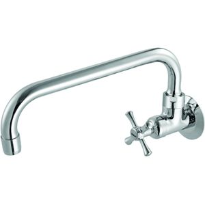 Torneira Pia Cozinha Meber de Parede C24 1/2 1/4 Bica Móvel