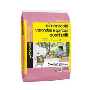 Argamassa Quartzolit Varandas e Quintais AC2 20Kg